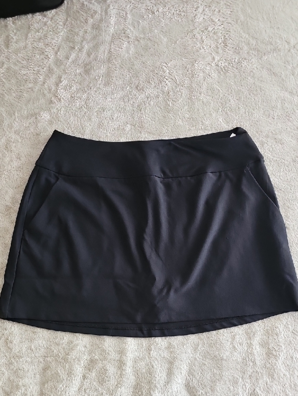 Adidas NWT Black Women's Ultimate Club Skort Size PL (Large Petite)